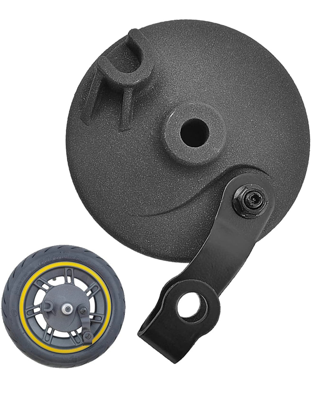 Ersatzteil: Vorderradbremse Vorderrad Radnabenbremse für Ninebot Max G30D E-Scooter Radbremsbeläge Trommelbremse Bremsdeckel