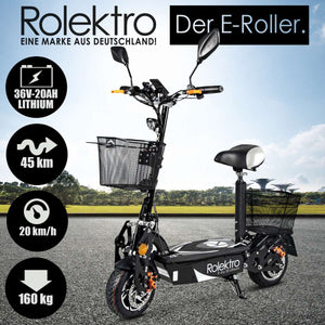 Rolektro E-SCooTER / ElektroRoller E-Joy 20 Lithium